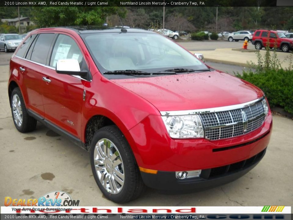 2010 Lincoln MKX AWD Red Candy Metallic / Light Camel Photo #15
