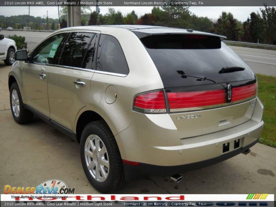 2010 Lincoln MKX AWD Gold Leaf Metallic / Medium Light Stone Photo #4