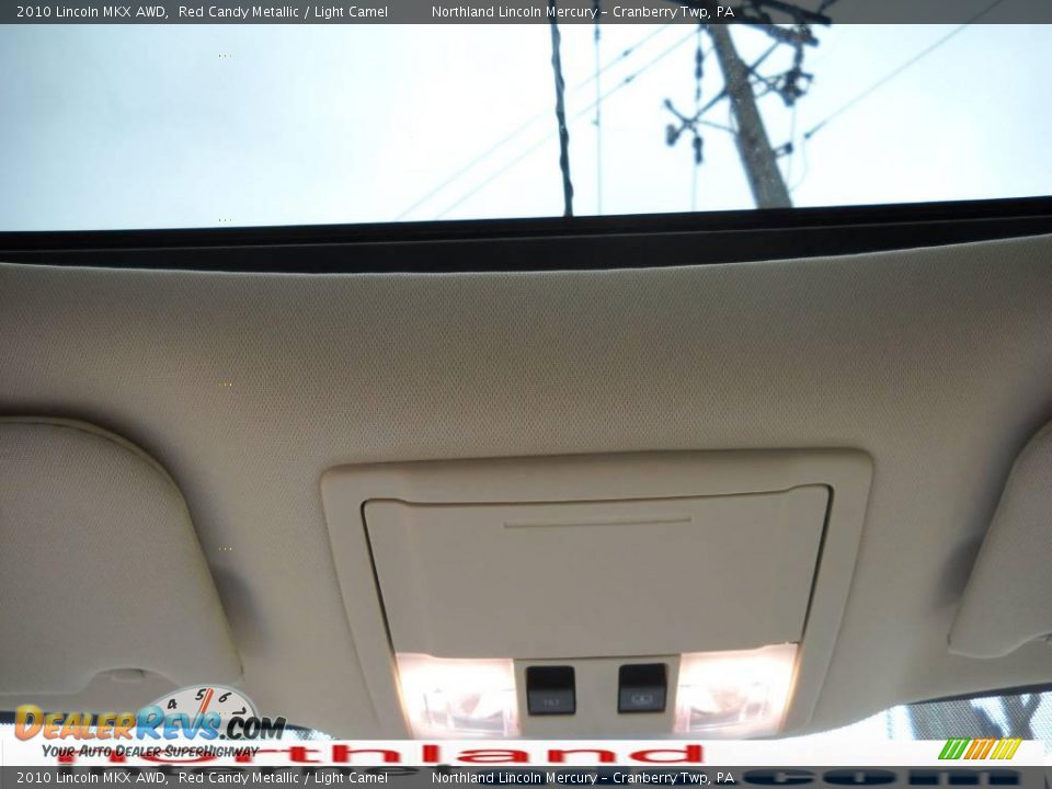 2010 Lincoln MKX AWD Red Candy Metallic / Light Camel Photo #16