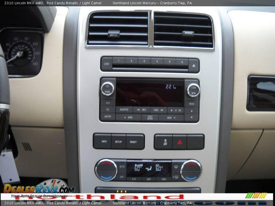 2010 Lincoln MKX AWD Red Candy Metallic / Light Camel Photo #17