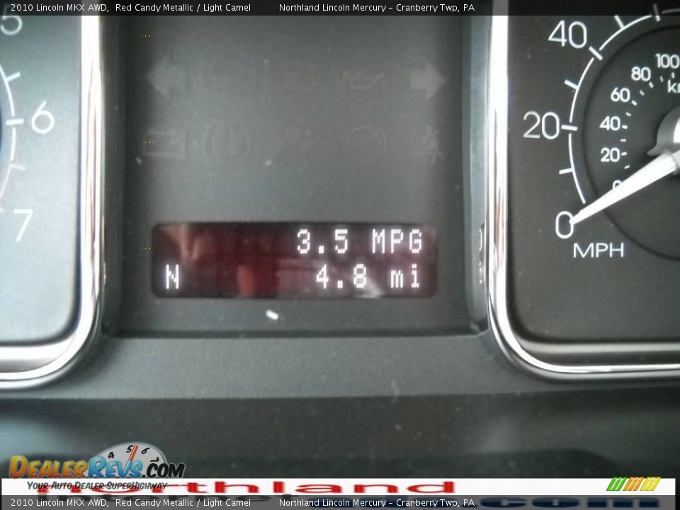 2010 Lincoln MKX AWD Red Candy Metallic / Light Camel Photo #20