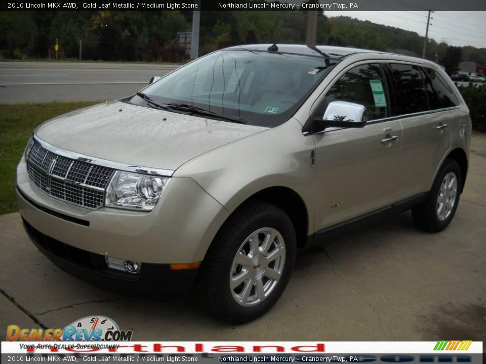 2010 Lincoln MKX AWD Gold Leaf Metallic / Medium Light Stone Photo #13