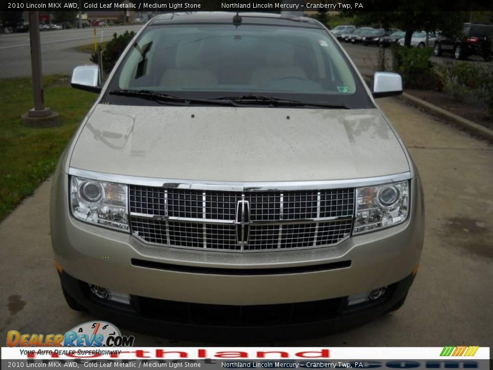 2010 Lincoln MKX AWD Gold Leaf Metallic / Medium Light Stone Photo #14