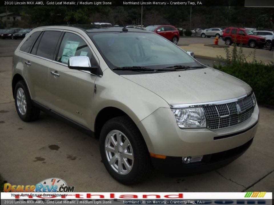 2010 Lincoln MKX AWD Gold Leaf Metallic / Medium Light Stone Photo #15