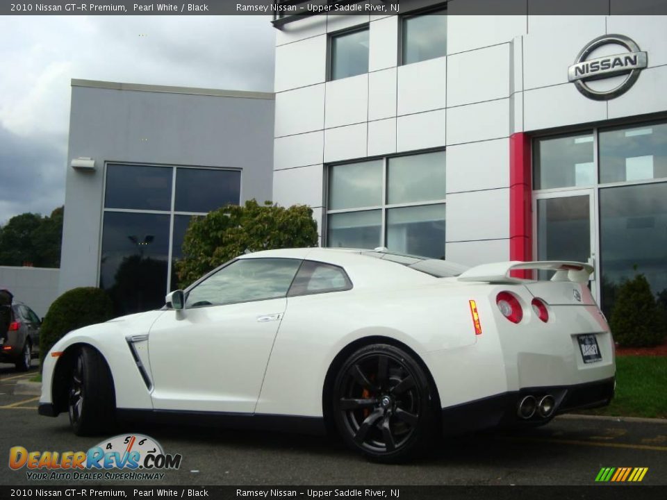 2010 Nissan GT-R Premium Pearl White / Black Photo #6