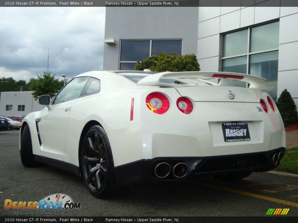 2010 Nissan GT-R Premium Pearl White / Black Photo #7