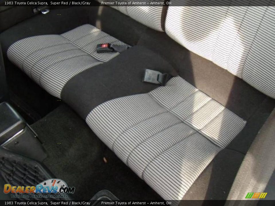 1983 Toyota Celica Supra Super Red / Black/Gray Photo #10