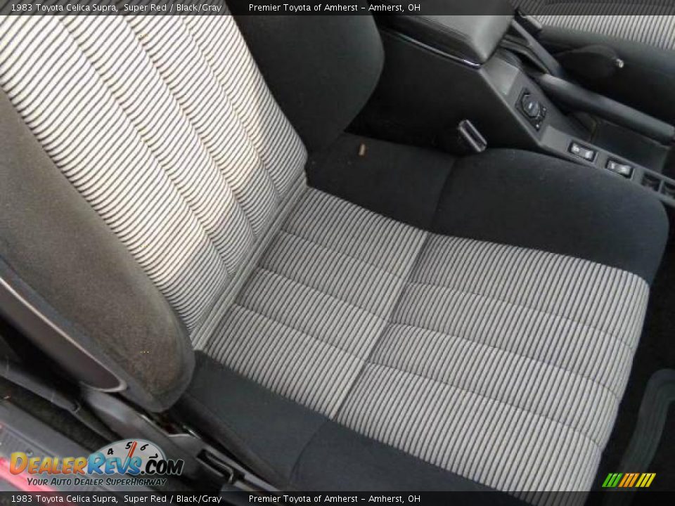 1983 Toyota Celica Supra Super Red / Black/Gray Photo #11