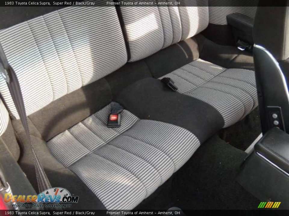 1983 Toyota Celica Supra Super Red / Black/Gray Photo #12
