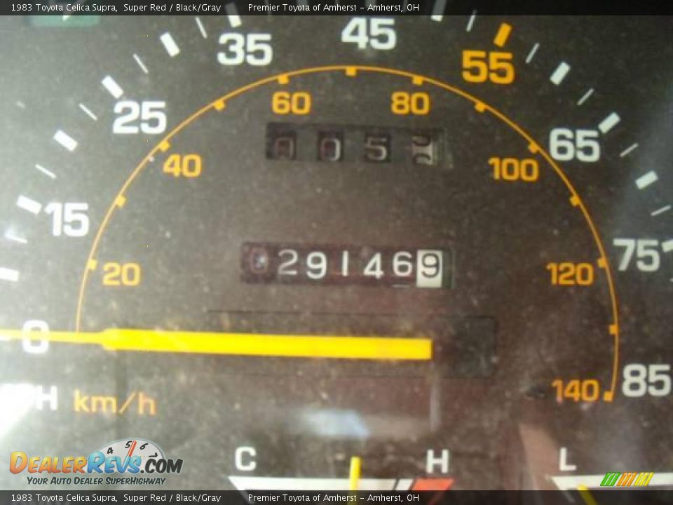 1983 Toyota Celica Supra Super Red / Black/Gray Photo #13