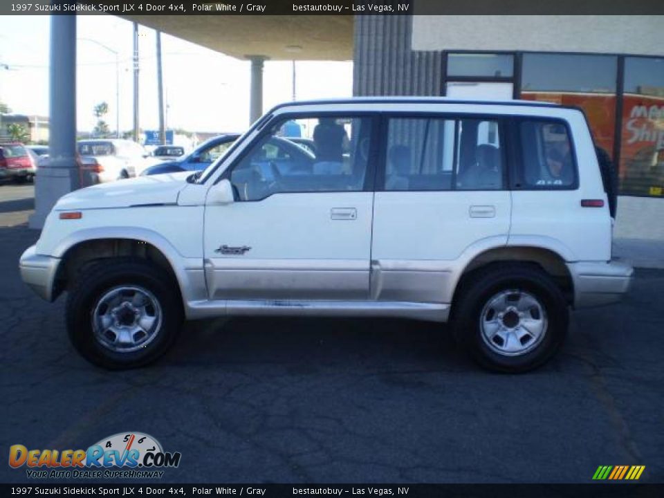 1997 Suzuki Sidekick Sport JLX 4 Door 4x4 Polar White / Gray Photo #1