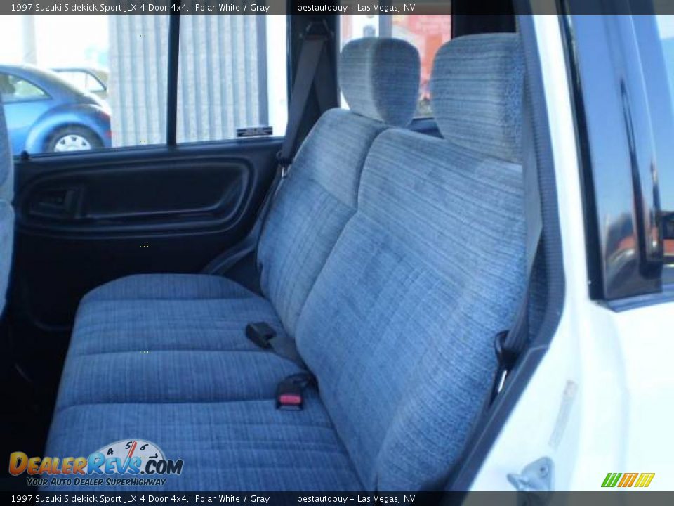 1997 Suzuki Sidekick Sport JLX 4 Door 4x4 Polar White / Gray Photo #22