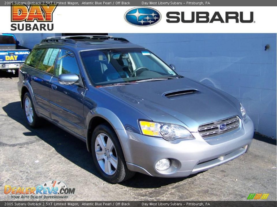 2005 Subaru Outback 2.5XT Limited Wagon Atlantic Blue Pearl / Off Black Photo #1