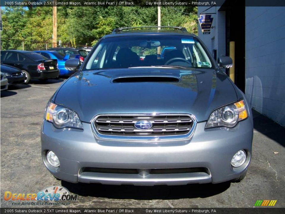 2005 Subaru Outback 2.5XT Limited Wagon Atlantic Blue Pearl / Off Black Photo #2