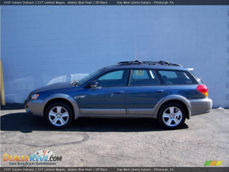 2005 Subaru Outback 2.5XT Limited Wagon Atlantic Blue Pearl / Off Black Photo #4