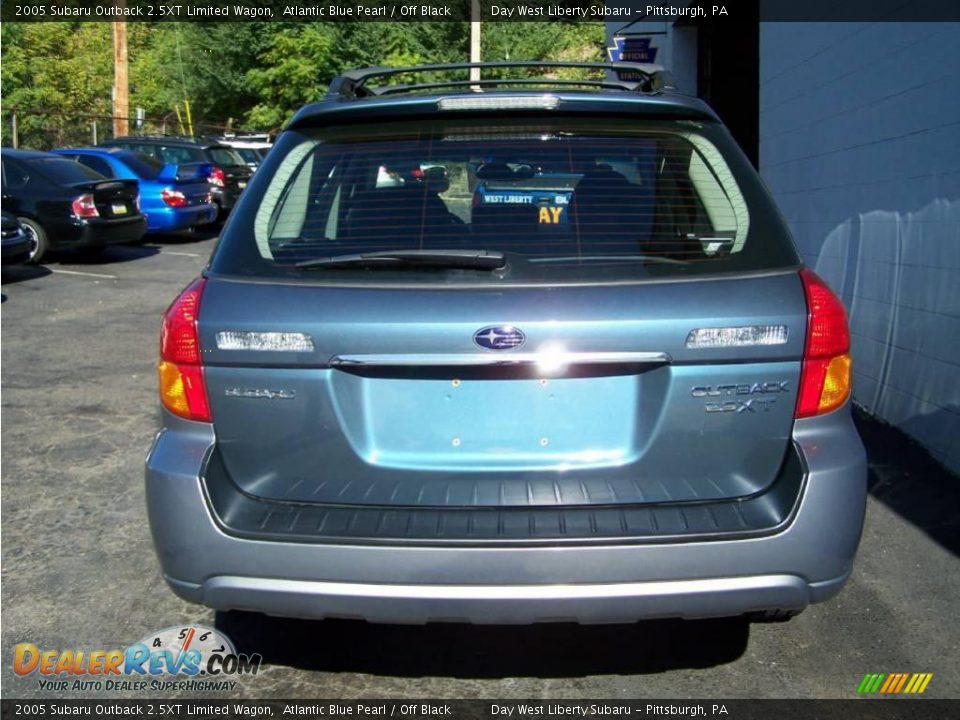 2005 Subaru Outback 2.5XT Limited Wagon Atlantic Blue Pearl / Off Black Photo #6