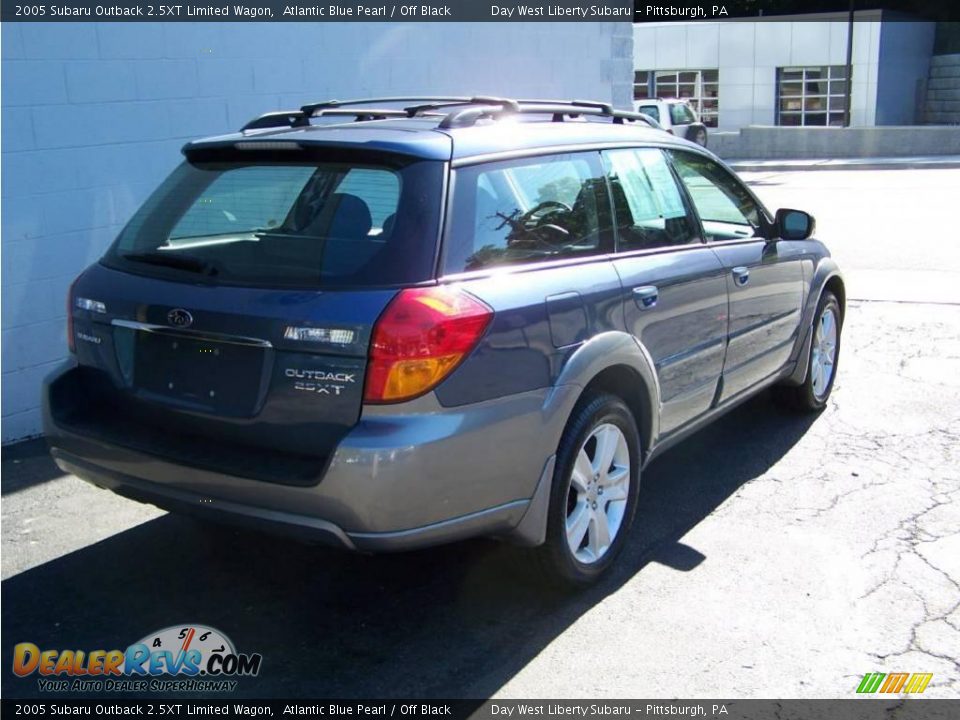 2005 Subaru Outback 2.5XT Limited Wagon Atlantic Blue Pearl / Off Black Photo #8