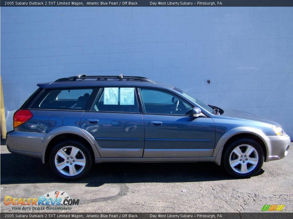 2005 Subaru Outback 2.5XT Limited Wagon Atlantic Blue Pearl / Off Black Photo #9