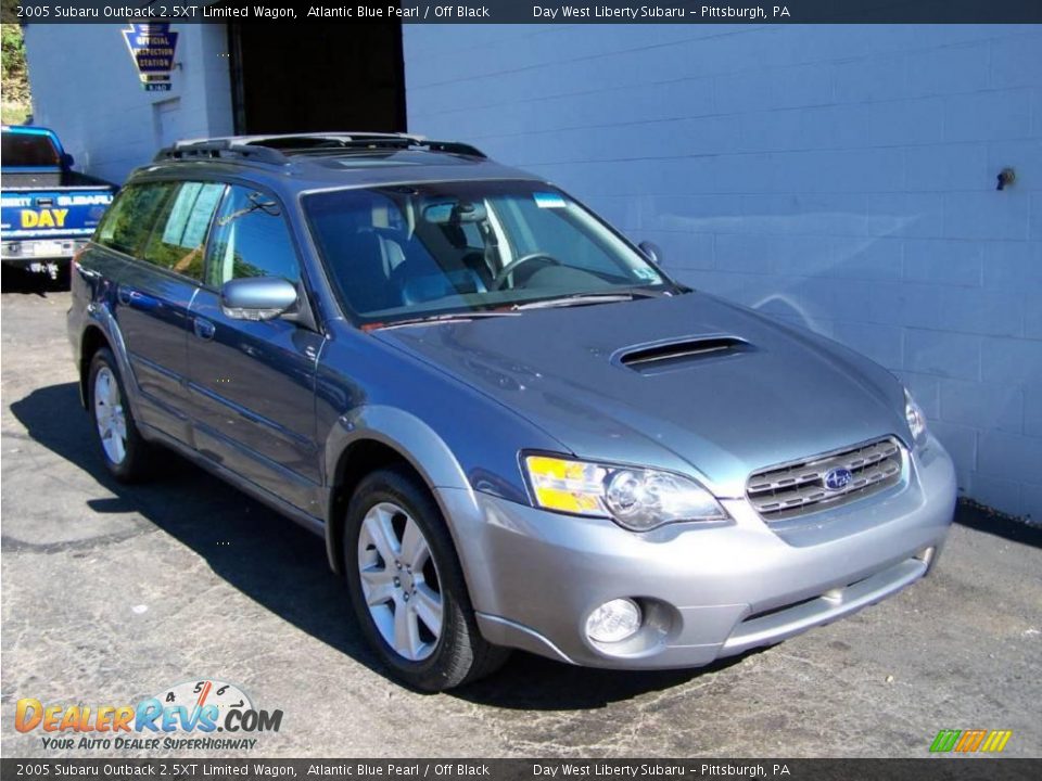 2005 Subaru Outback 2.5XT Limited Wagon Atlantic Blue Pearl / Off Black Photo #10