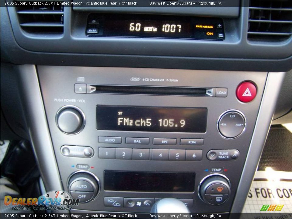 2005 Subaru Outback 2.5XT Limited Wagon Atlantic Blue Pearl / Off Black Photo #17