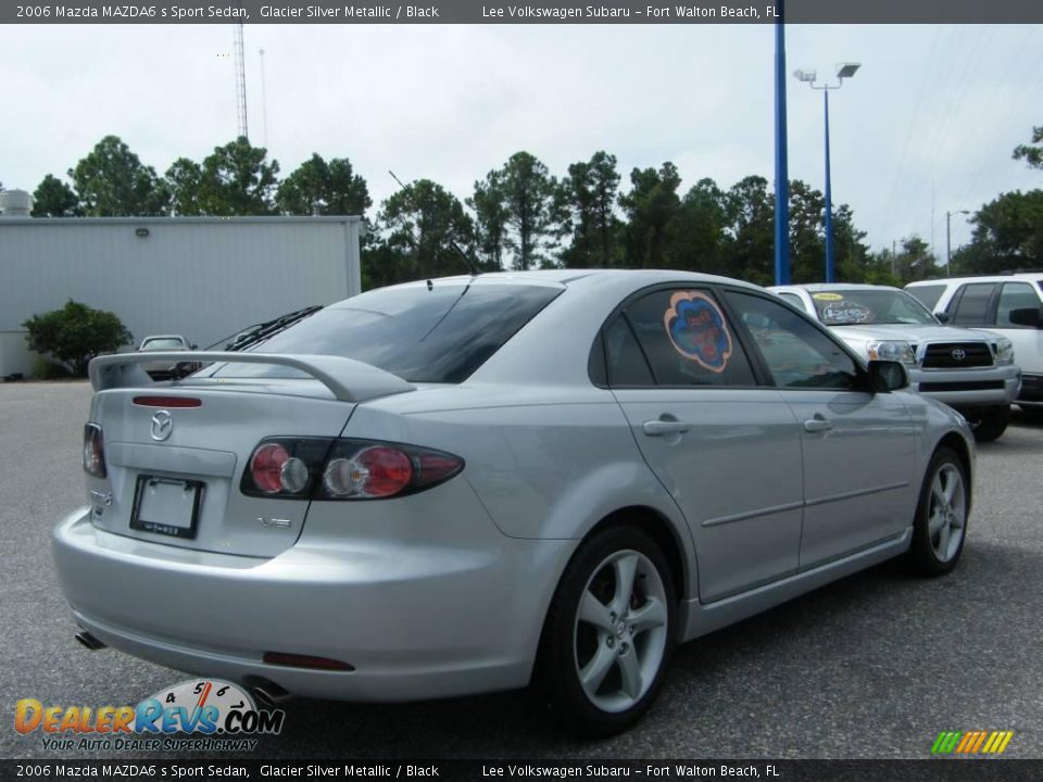 2006 Mazda MAZDA6 s Sport Sedan Glacier Silver Metallic / Black Photo #5