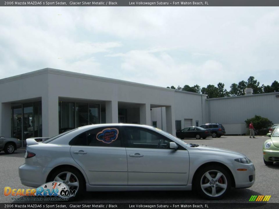 2006 Mazda MAZDA6 s Sport Sedan Glacier Silver Metallic / Black Photo #6