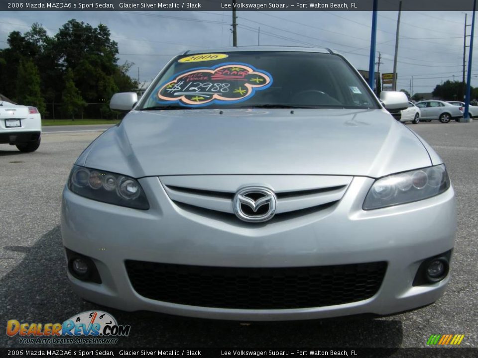 2006 Mazda MAZDA6 s Sport Sedan Glacier Silver Metallic / Black Photo #8