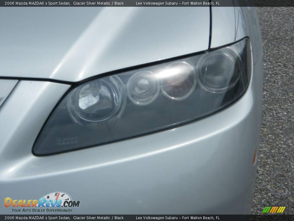 2006 Mazda MAZDA6 s Sport Sedan Glacier Silver Metallic / Black Photo #9