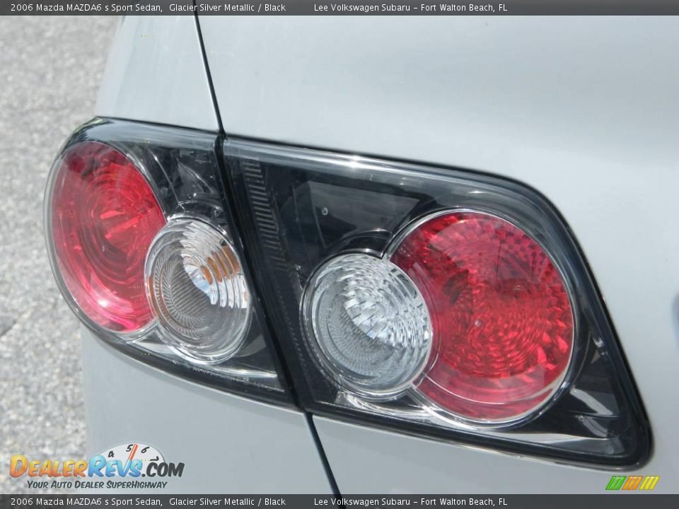 2006 Mazda MAZDA6 s Sport Sedan Glacier Silver Metallic / Black Photo #10