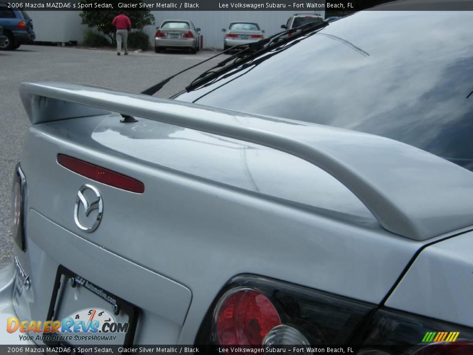 2006 Mazda MAZDA6 s Sport Sedan Glacier Silver Metallic / Black Photo #11