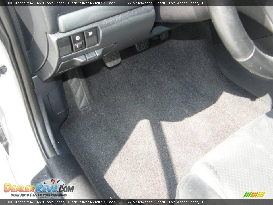 2006 Mazda MAZDA6 s Sport Sedan Glacier Silver Metallic / Black Photo #18
