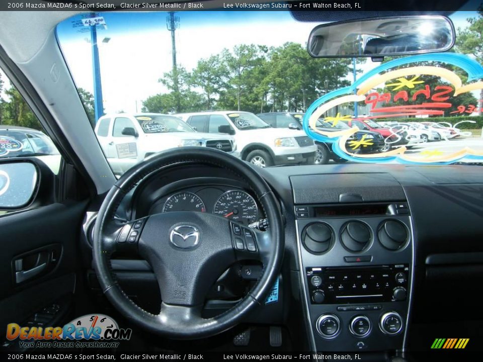 2006 Mazda MAZDA6 s Sport Sedan Glacier Silver Metallic / Black Photo #20