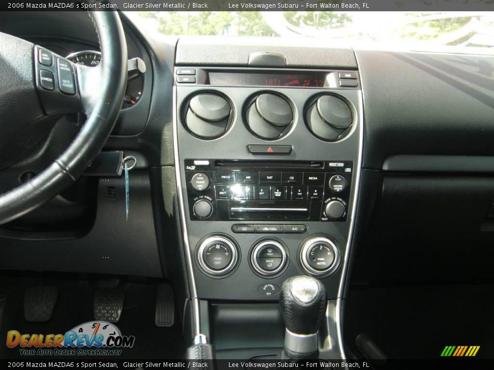 2006 Mazda MAZDA6 s Sport Sedan Glacier Silver Metallic / Black Photo #22