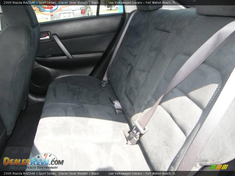 2006 Mazda MAZDA6 s Sport Sedan Glacier Silver Metallic / Black Photo #24