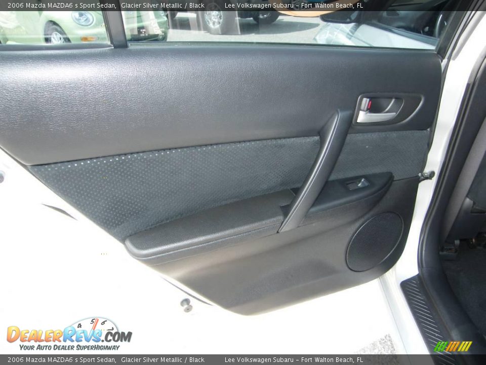 2006 Mazda MAZDA6 s Sport Sedan Glacier Silver Metallic / Black Photo #26