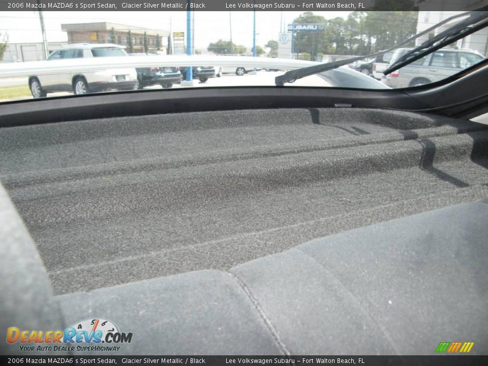 2006 Mazda MAZDA6 s Sport Sedan Glacier Silver Metallic / Black Photo #28