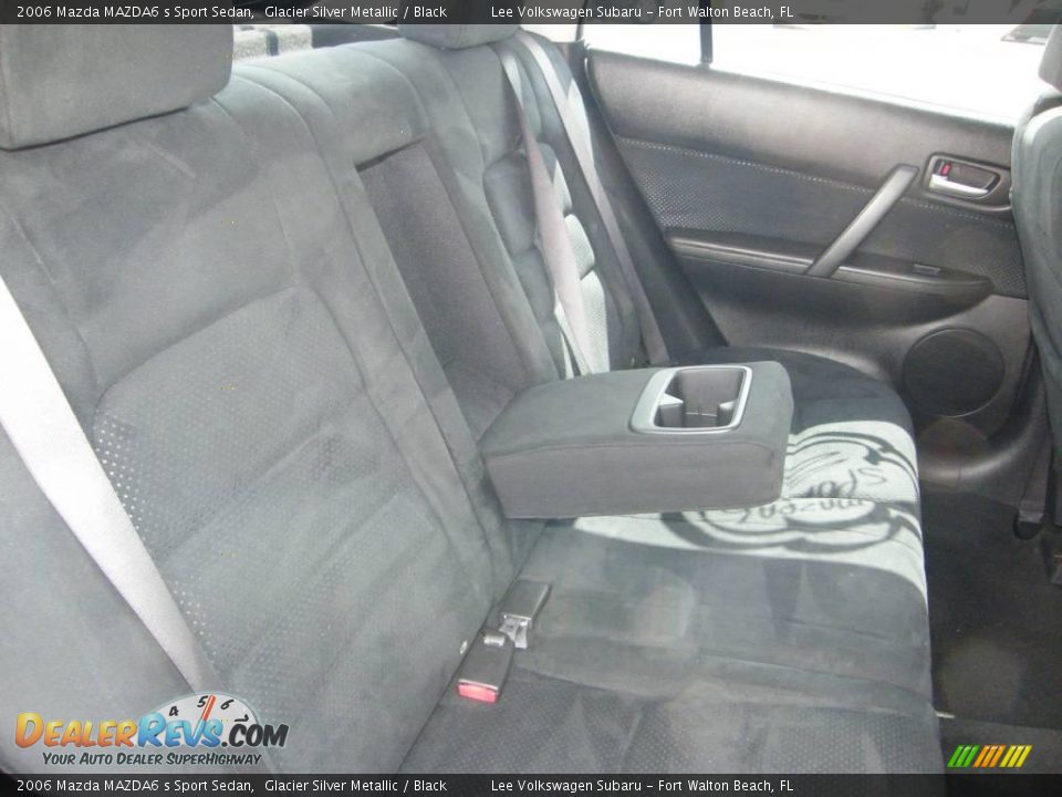 2006 Mazda MAZDA6 s Sport Sedan Glacier Silver Metallic / Black Photo #29
