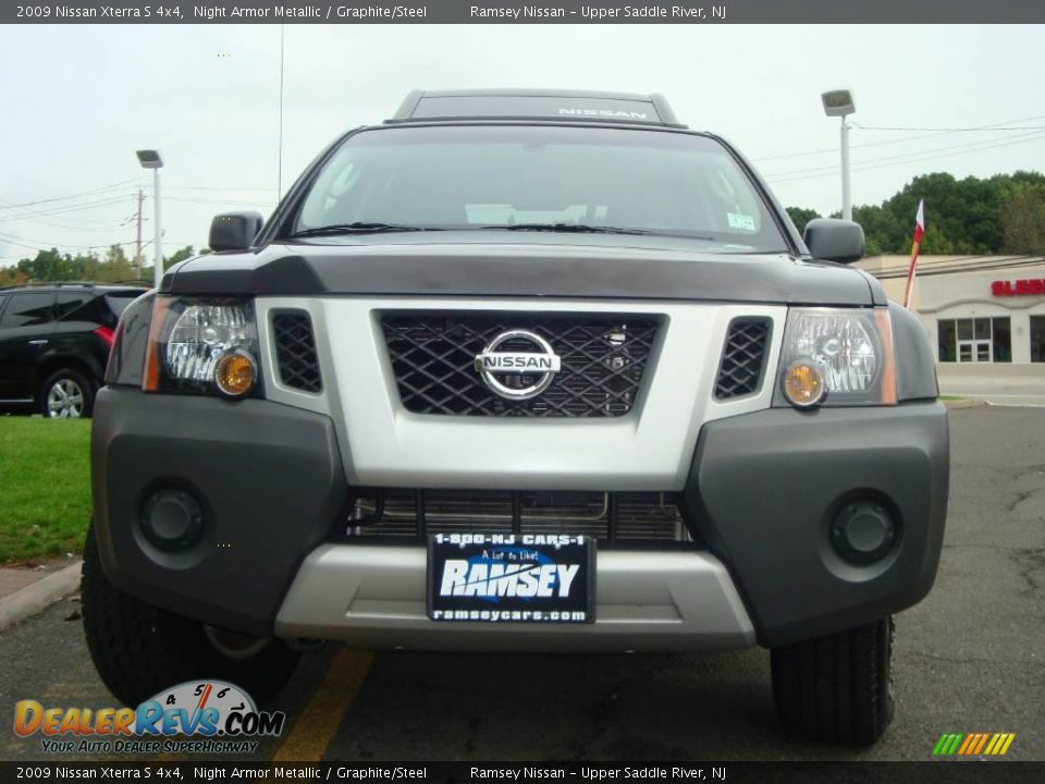 2009 Nissan Xterra S 4x4 Night Armor Metallic / Graphite/Steel Photo #2