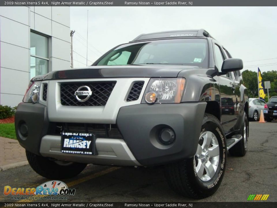 2009 Nissan Xterra S 4x4 Night Armor Metallic / Graphite/Steel Photo #3
