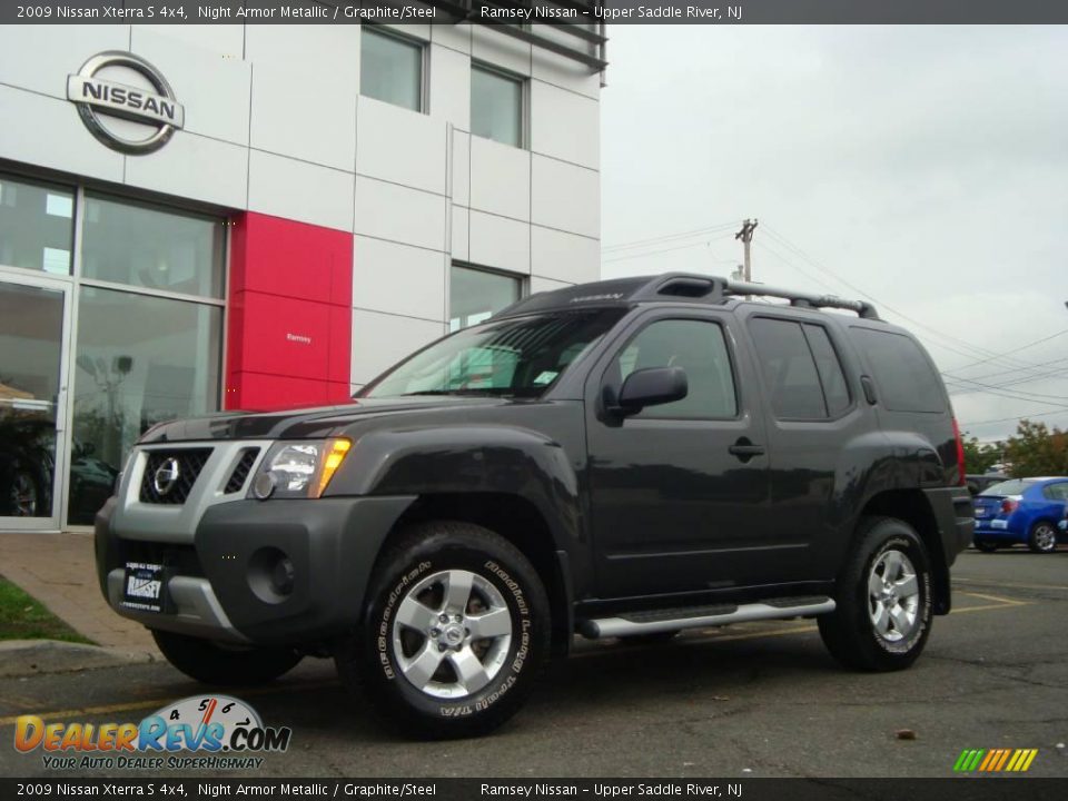 2009 Nissan Xterra S 4x4 Night Armor Metallic / Graphite/Steel Photo #5