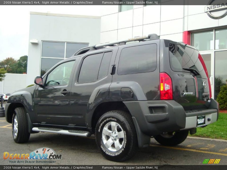 2009 Nissan Xterra S 4x4 Night Armor Metallic / Graphite/Steel Photo #7