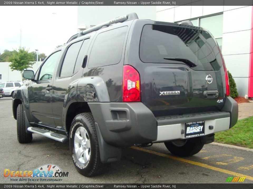 2009 Nissan Xterra S 4x4 Night Armor Metallic / Graphite/Steel Photo #8