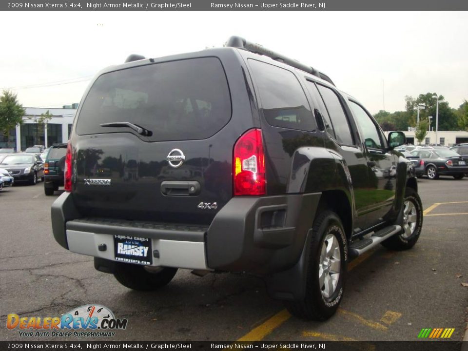 2009 Nissan Xterra S 4x4 Night Armor Metallic / Graphite/Steel Photo #10