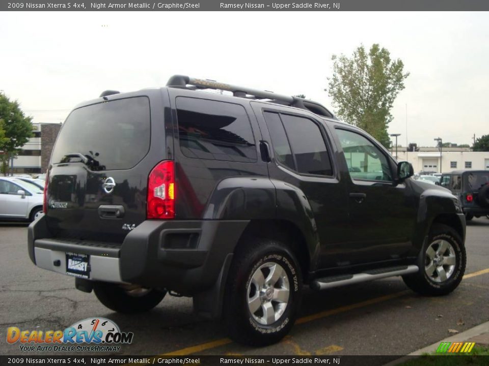 2009 Nissan Xterra S 4x4 Night Armor Metallic / Graphite/Steel Photo #11