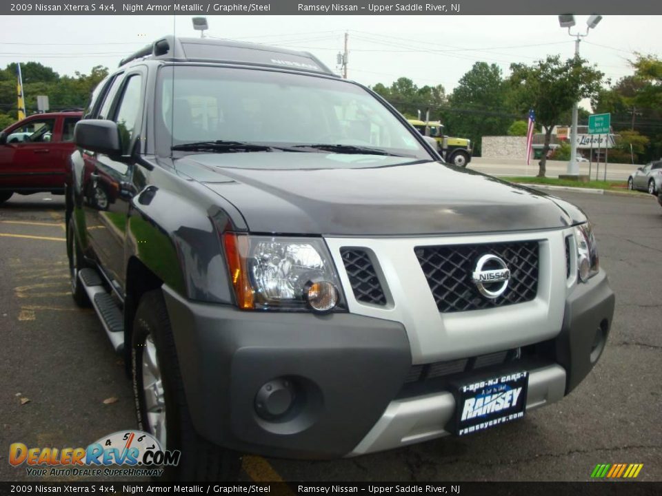 2009 Nissan Xterra S 4x4 Night Armor Metallic / Graphite/Steel Photo #15