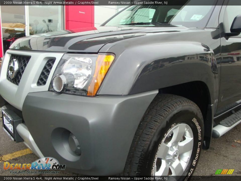 2009 Nissan Xterra S 4x4 Night Armor Metallic / Graphite/Steel Photo #17