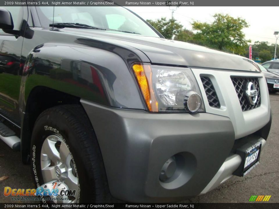 2009 Nissan Xterra S 4x4 Night Armor Metallic / Graphite/Steel Photo #23