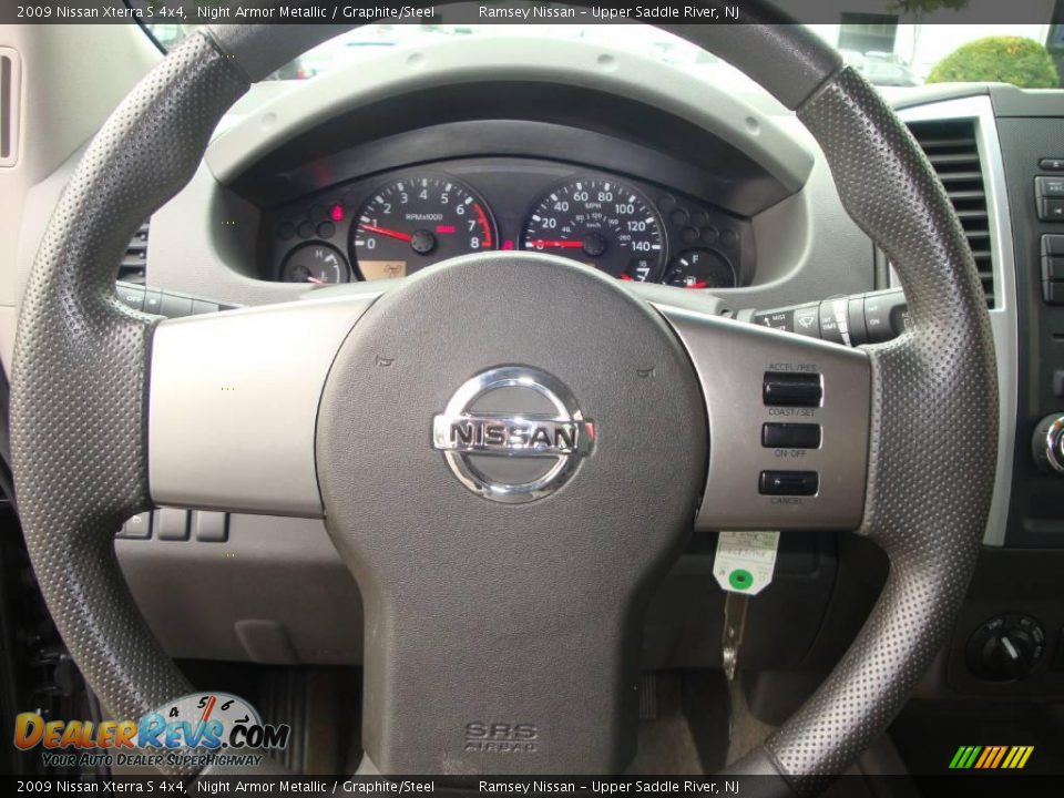 2009 Nissan Xterra S 4x4 Night Armor Metallic / Graphite/Steel Photo #34
