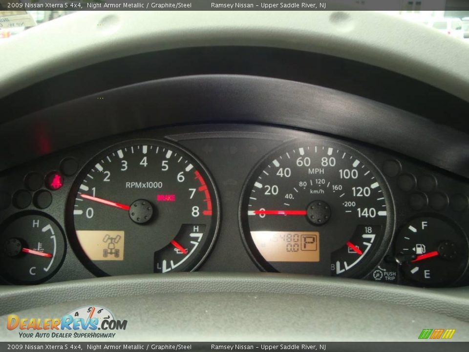 2009 Nissan Xterra S 4x4 Night Armor Metallic / Graphite/Steel Photo #35