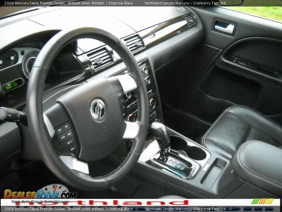 2009 Mercury Sable Premier Sedan Brilliant Silver Metallic / Charcoal Black Photo #7